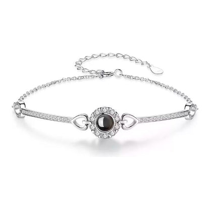 Pulsera Girasol Con Foto Personalizada