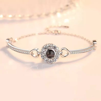 Pulsera Girasol Con Foto Personalizada