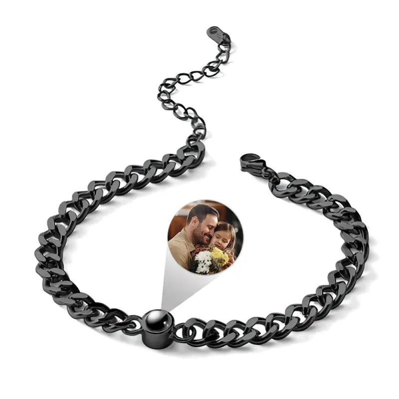 Pulsera Vintage De Foto Personalizada Proyección