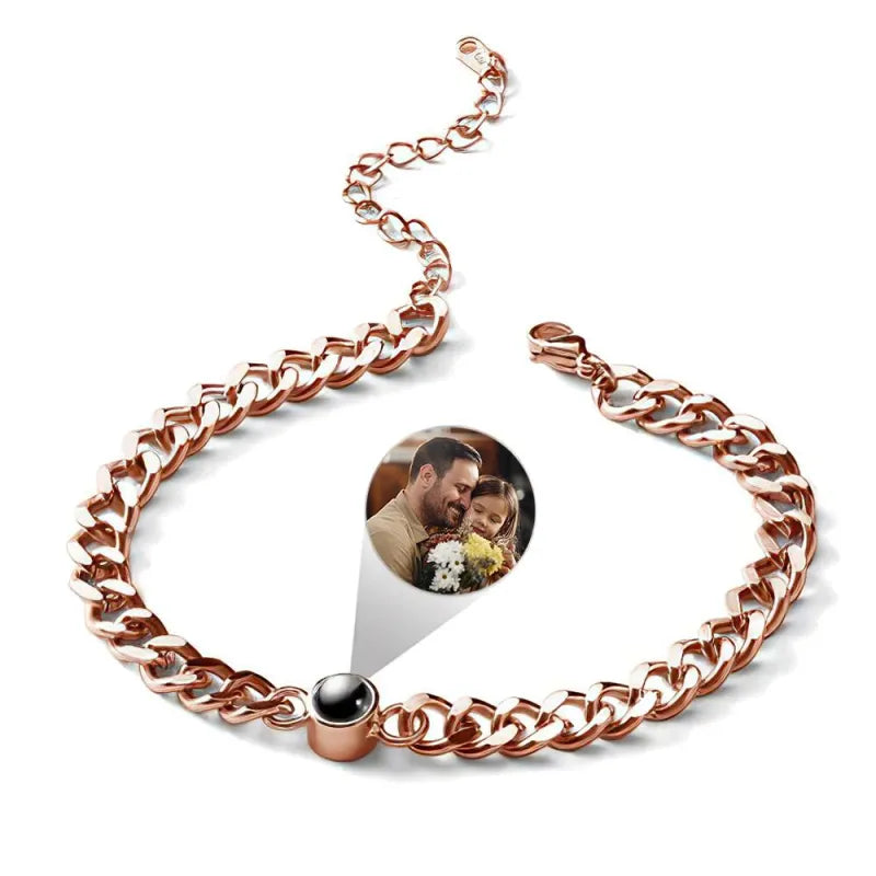 Pulsera Vintage De Foto Personalizada Proyección